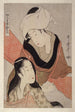 Shinshibari Tendeur de tissu - Kitagawa Utamaro — vista dell’opera