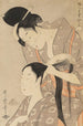 La coiffeuse - Kitagawa Utamaro — vista dell’opera