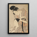 La coiffeuse - Kitagawa Utamaro — quadro incorniciato alla parete