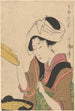 Femme cuisinant - Kitagawa Utamaro — vista dell’opera