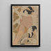Femme et homme coupant des branches de pin du Nouvel An - Kitagawa Utamaro — quadro incorniciato alla parete