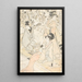 Imprimeur sur bois distribuant de nouvelles stampe - Kitagawa Utamaro — quadro incorniciato alla parete