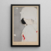 La demoiselle héron - Kitano Tsunetomi — quadro incorniciato alla parete