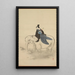Courtisane chevauchant un éléphant Parodia del Bodhisattva Fugen - Kitao Masayoshi — quadro incorniciato alla parete