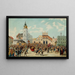 Lajkonik sulla piazza principale del mercato a Cracovia - Klemens Bąkowski — quadro incorniciato alla parete