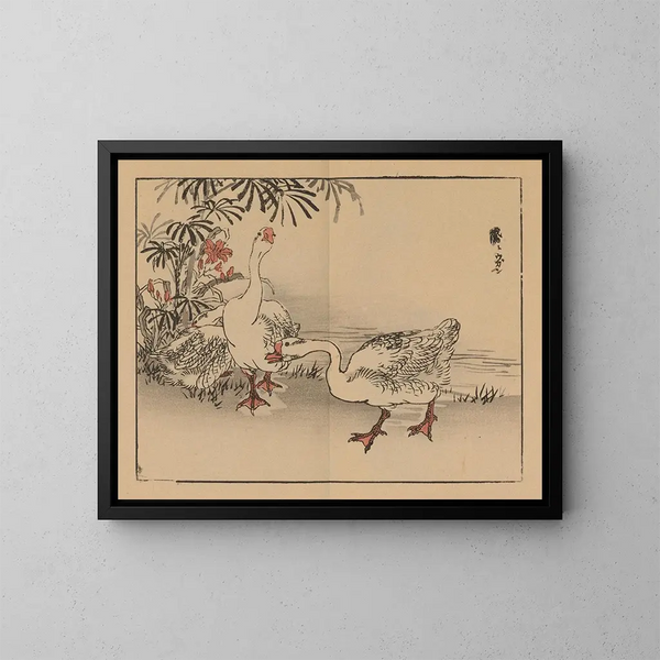 Bairei gafu, piana 10 - Kono Bairei — quadro incorniciato alla parete