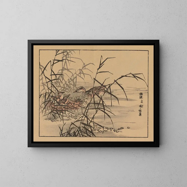 Bairei gafu, piana 14 - Kono Bairei — quadro incorniciato alla parete