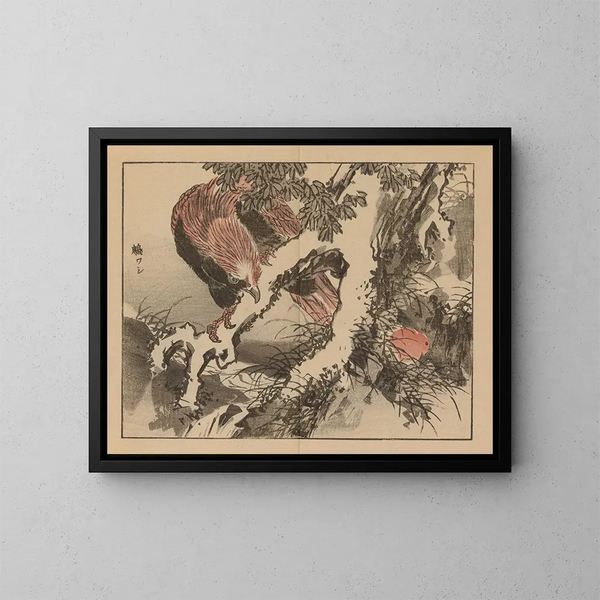 Bairei gafu, piana 20 - Kono Bairei — quadro incorniciato alla parete