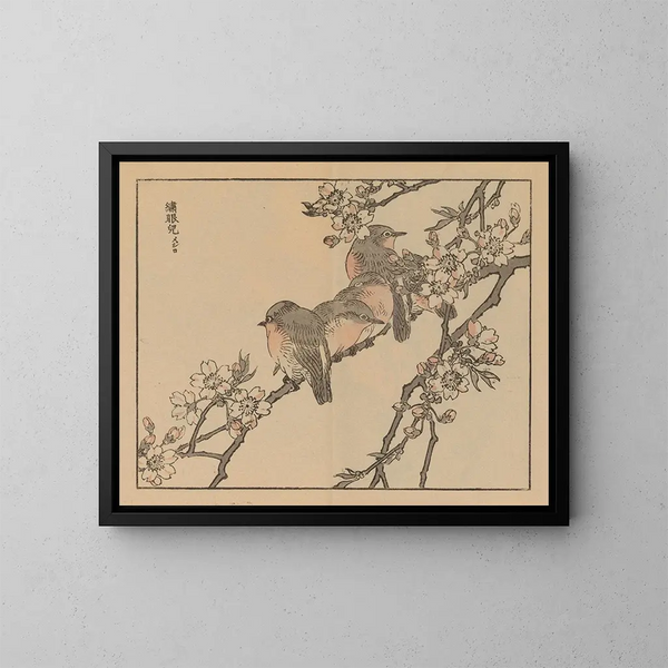 Bairei gafu, piana 27 - Kono Bairei — quadro incorniciato alla parete