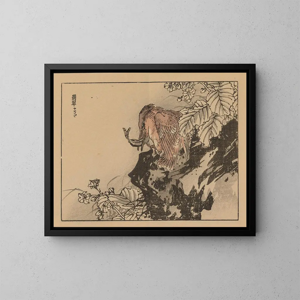 Bairei gafu, piana 36 - Kono Bairei — quadro incorniciato alla parete