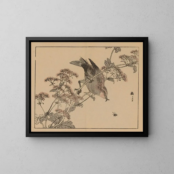 Bairei gafu, piana 45 - Kono Bairei — quadro incorniciato alla parete