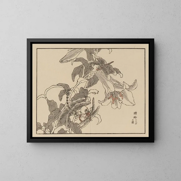 Bairei gafu, piana 52 - Kono Bairei — quadro incorniciato alla parete