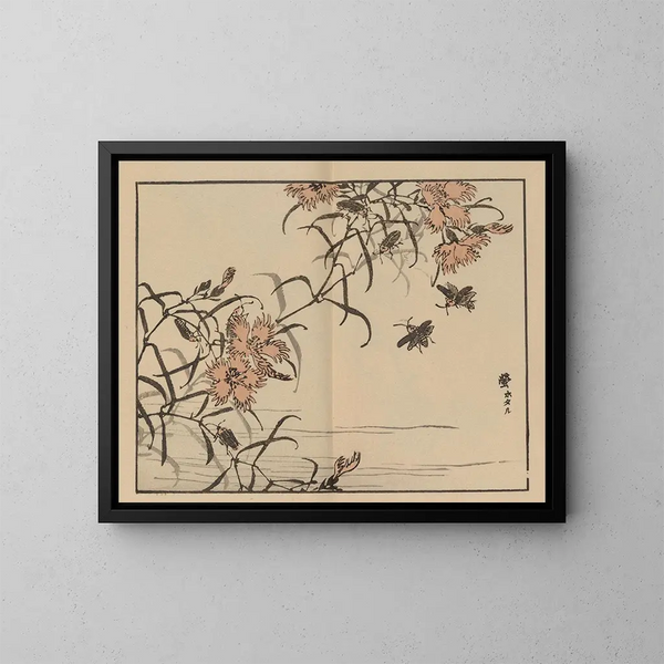 Bairei gafu, piana 65 - Kono Bairei — quadro incorniciato alla parete