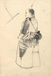 Danseur en costume de pêcheur - Kono Bairei — vista dell’opera
