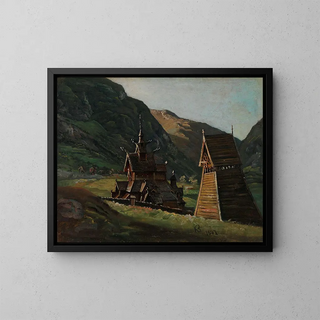 Knud Baade - Borgund Stave Church in Lrdal.webp