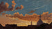 Cielo della sera su Dresda - Knud Baade — vista dell’opera