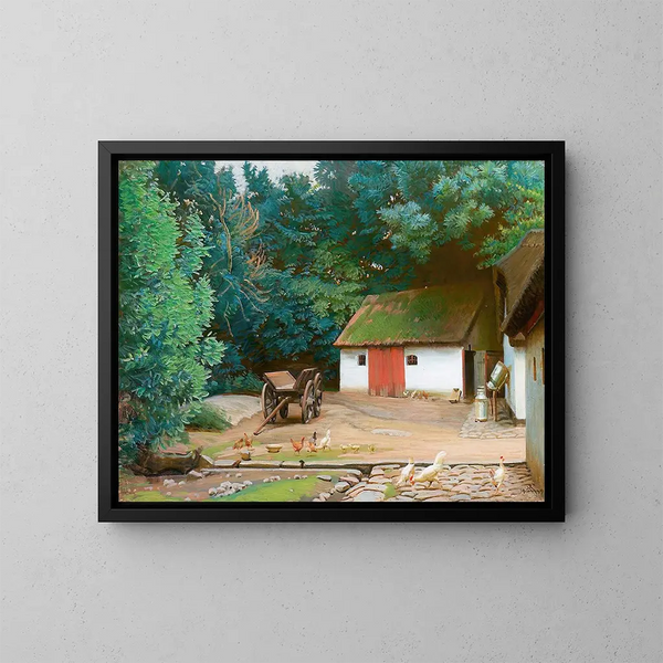Grdécsterir con hns - Knud Sinding — quadro incorniciato alla parete