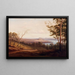 Vista di Hobart Town - Knut Bull — quadro incorniciato alla parete
