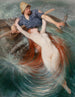 Un pescatore inghiottito da una sirena - Knut Ekwall — vista dell’opera