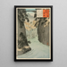 Pont des singes - Kobayashi Kiyochika — quadro incorniciato alla parete