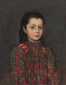 Ritratto di una ragazza - Koloman Halinský — vista dell’opera