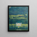 Casa di campagna sul bordo dell'acqua - Koloman Moser — quadro incorniciato alla parete