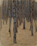 Foresta di conifere sotto la neve - Koloman Moser — vista dell’opera