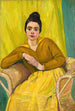 Dame assise dans un fauteuil en osier - Koloman Moser — vista dell’opera