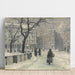 Riproduzione del dipinto Kongens Nytorv, Copenaghen in inverno - Paul Fischer