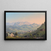 Vista di Gais - Konrad Corradi — quadro incorniciato alla parete