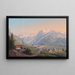 Engelberg - Konrad Corradi — quadro incorniciato alla parete