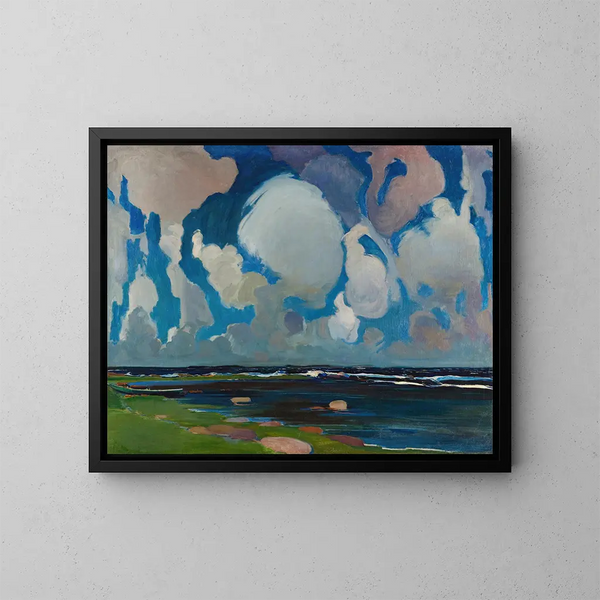 Nuvole in Finlandia - Konrad Krzyżanowski — quadro incorniciato alla parete