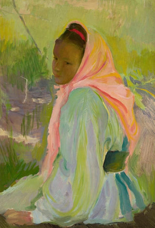 Konrad Krzyanowski - Girl from Polesie sketch.webp