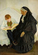 Nonna con suo nipote - Konrad Krzyżanowski — vista dell’opera