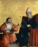 Antipater davanti a Giulio Cesare - Konrad Witz — vista dell’opera