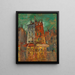 Parigi notturna - Konstantin Alexeïevitch Korovine — quadro incorniciato alla parete