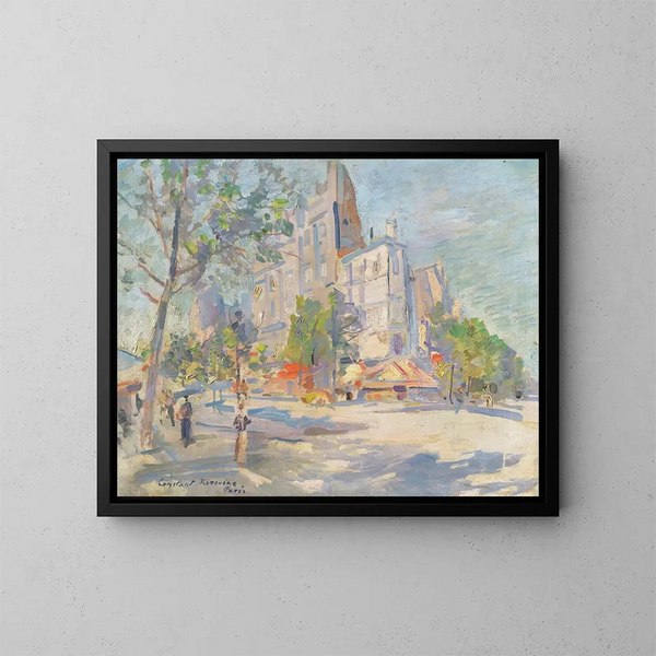 Parigi in primavera - Konstantin Alexeïevitch Korovine — quadro incorniciato alla parete