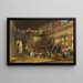 Nella classe - Konstantin Egorovich Makovsky — quadro incorniciato alla parete