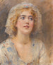Ritratto di una ragazza - Konstantin Egorovich Makovsky — vista dell’opera