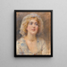 Ritratto di una ragazza - Konstantin Egorovich Makovsky — quadro incorniciato alla parete