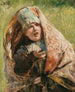 Ritratto di una contadina, studio per Minine, destinato agli abitanti di Nijni Novgorod - Konstantin Egorovich Makovsky — vista dell’opera