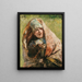 Ritratto di una contadina, studio per Minine, destinato agli abitanti di Nijni Novgorod - Konstantin Egorovich Makovsky — quadro incorniciato alla parete