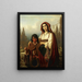 L'espoir di una madre - Konstantin Johannes Franz Cretius — quadro incorniciato alla parete