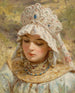 Ritratto di una dama con un kokochnik - Konstantin Makovsky — vista dell’opera