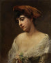 Ritratto di una giovane donna - Konstantin Makovsky — vista dell’opera