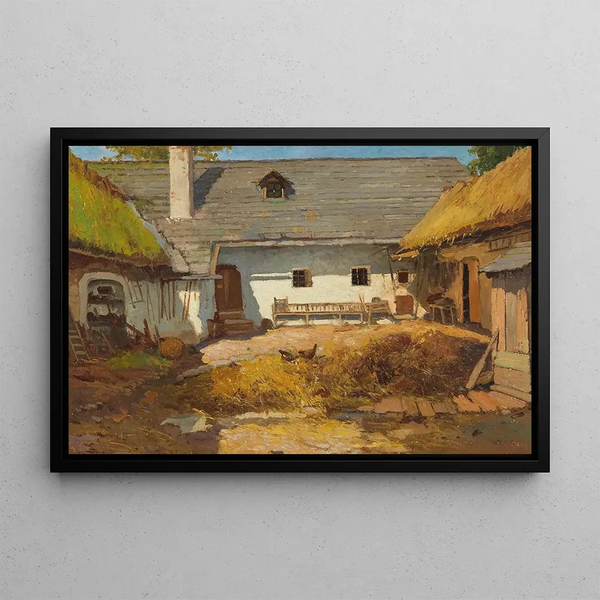 Ferme près de Heinrichs - Konstantin Stoitzner — quadro incorniciato alla parete