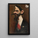 Caricatura di Léopold Wasilkowski scultore - Konstanty Gorski | Reproduction — quadro incorniciato alla parete