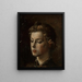 Ritratto di una giovane ragazza - Konstanty Makowski — quadro incorniciato alla parete