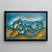 Chalupy - Konstantin Bauer — quadro incorniciato alla parete
