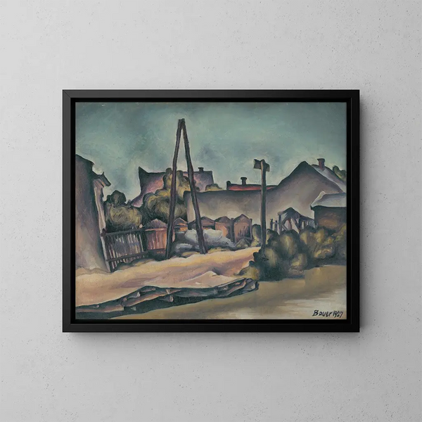 Alla soglia di Koc - Konstantin Bauer — quadro incorniciato alla parete